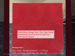 Ενσωματωμένα πλακάκια γκαράζ / Νέο σχέδιο αντέχει χημικές και πετρελαϊκές διαρροές για εμπορικούς χώρους