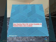 Εύκολο καθαρισμό 18mm επιφάνεια πλευρών Αρμόδια σε UV Πολλά χρώματα διαθέσιμα