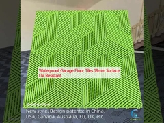 Αδιάβροχα πλακάκια γκαράζ 18mm επιφάνεια ανθεκτική στα UV