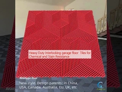 Επικοινωνιακά πλακάκια για το πάτωμα γκαράζ για χημικές ουσίες