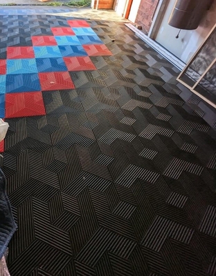 3D αδιάβροχα πλαστικά πλακάκια χώρου γκαράζ