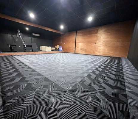 Αντικατάρριψη βαρέα τετράγωνα γκαράζ 18mm γκαράζ δάπεδο πλαστικά τετράγωνα