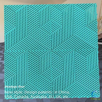 Αντι- UV πλαστικό πλακάκι πάτωμα γκαράζ Αντι- γήρανση Γκαραζέτρακ πάτωμα Αντι- αντίκτυπο