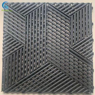 100 % New Top PP Garage Floor Tile 400*400*18mm For Garage Transformation