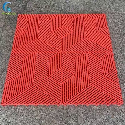Κάντε κλικ εγκατάσταση Interlocking Garage Tile UV σταθεροποιημένο εξωτερικό ανθεκτικό πάτωμα